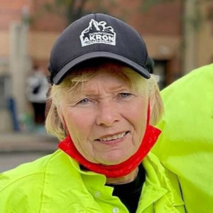 Cropped image of woman smiling