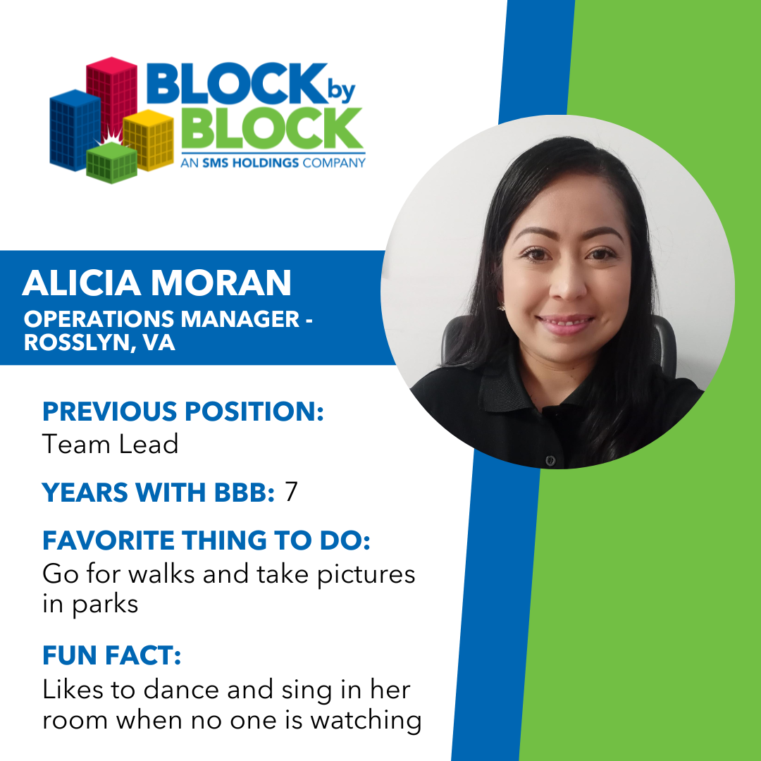 Alicia Moran Block by Block Operations Manager Rosslyn, VA